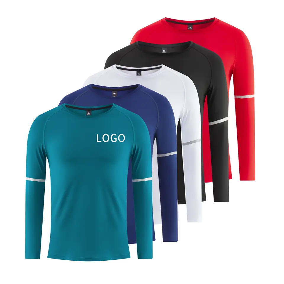 Wholesale Blank custom logo sublimation 100% polyester dry fit Running sport t shirt Gym Fitness Unisex Men's T-Shirts